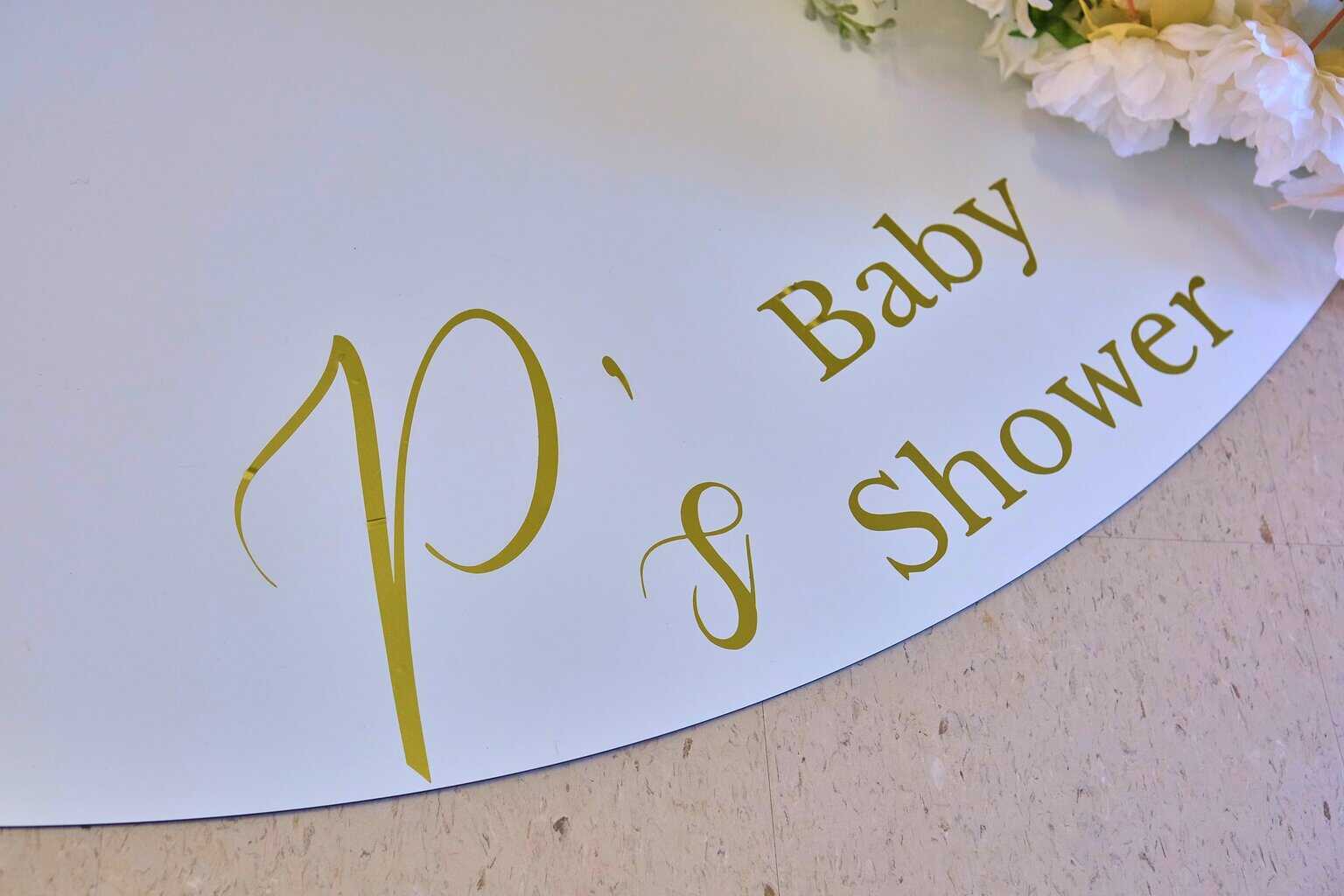 Beautiful baby shower table setup styled by Halifax event planners