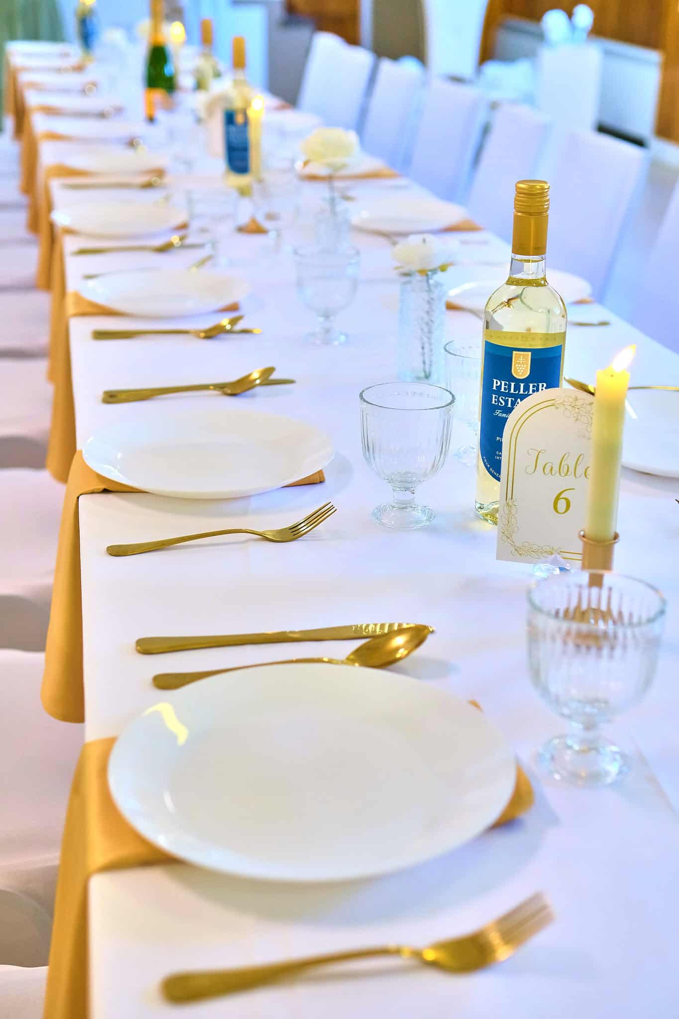 Classic setup Halifax wedding planner