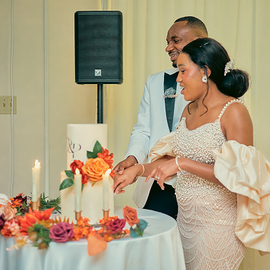 Table setting with floral centerpiece Halifax